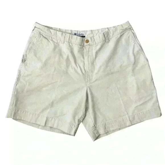 Columbia‎ Mens Short Cream Color Size 40 - Picture 1 of 9